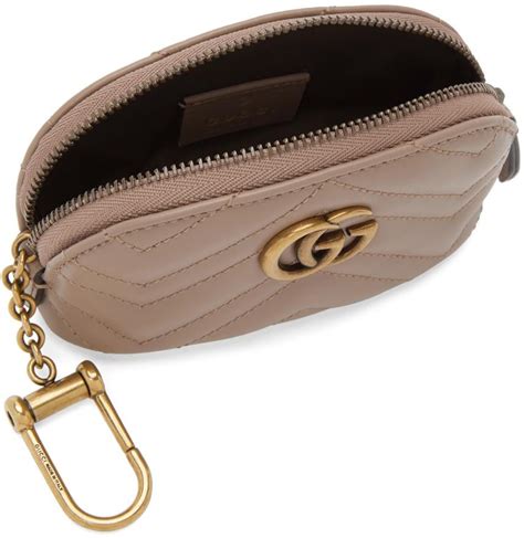 gucci coin purse marmont|Gucci coin pouch keychain.